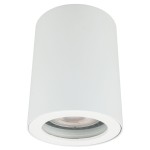 Lampa sufitowa łazienkowa IP65 Faro 1xGU10 tuba sufitowa biała