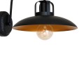 LAMPAMI - kinkiet industrialny, kinkiet na ścianę, czarny kinkiet nowoczesny