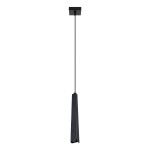 Lampa wisząca pojedyncza czarna 120 cm 1xG9 PRYSM 1