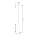 Lampa wisząca PRYSM 1 czarna