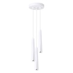 Lampa wisząca potrójna biała 120 cm 3xG9 PRYSM 3P 