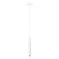 LAMPAMI - lampa wisząca pojedyncza biała, lampa nad stół, biała lampa do jadalni