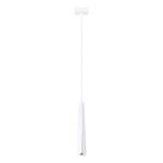 Lampa wisząca pojedyncza biała 120 cm 1xG9 PRYSM 1