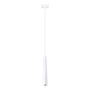 Lampa wisząca pojedyncza biała 120 cm 1xG9 PRYSM 1