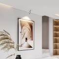 LAMPAMI - lampa sufitowa do łazienkowa, lampa łazienkowa, srebrna lampa na korytarz