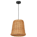 Lampa wisząca BOHO VIMINI NATURAL WOOD 1xE27