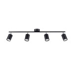 Lampa sufitowa listwa czarna 100 cm 4xGU10 LEMMI 4L