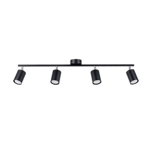 Lampa sufitowa listwa czarna 100 cm 4xGU10 LEMMI 4L