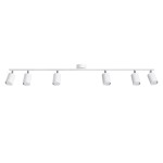 Lampa sufitowa listwa biała 135 cm 6xGU10 LEMMI 6L