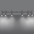 LAMPAMI - lampa sufitowa biała, lampa do salonu listwa oświetleniowa, biała lampa sufitowa listwa spot