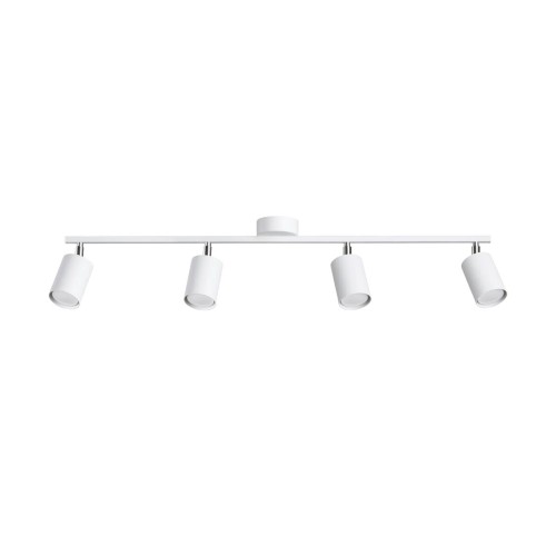 LAMPAMI - lampa sufitowa biała, lampa do salonu listwa oświetleniowa, biała lampa sufitowa listwa spot