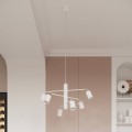 LAMPAMI - lampa sufitowa biała, lampa do salonu listwa oświetleniowa, biała lampa sufitowa listwa spot