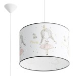 Lampa dla dziewczynki wisząca 1xE27 PRINCESS 40