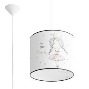 Lampa dla dziewczynki wisząca 1xE27 PRINCESS 30