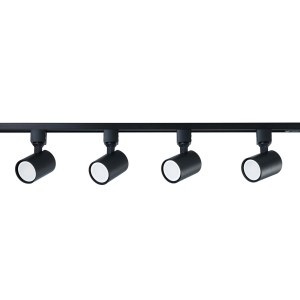 Czarna lampa sufitowa na szynoprzewodzie 160 cm SNOW SET 1F