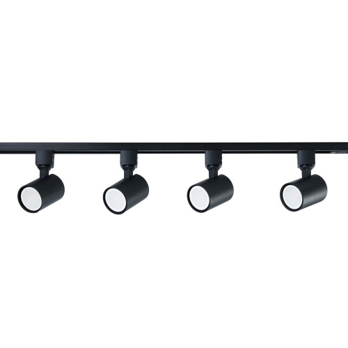 LAMPAMI - listwa oświetleniowa czarna, oświetlenie szynowe, lampy regulowane do salonu