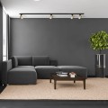 LAMPAMI - lampa sufitowa złota, lampa do salonu, nowoczesna lampa do salonu złota, lampa w korytarzu