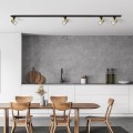 LAMPAMI - lampa sufitowa złota, lampa do salonu, nowoczesna lampa do salonu złota, lampa w korytarzu