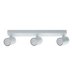  Lampa sufitowa listwa 45 cm biały SNOW potrójny spot 