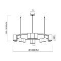 LAMPAMI - lampa sufitowa wisząca szkic