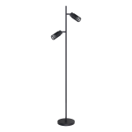 Lampa stojąca podłogowa czarna 2xGU10 VERTICAL BLACK