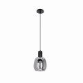 LAMPAMI - lampa wisząca pojedyncza czarna, lampa nad stół, czarna lampa do jadalni