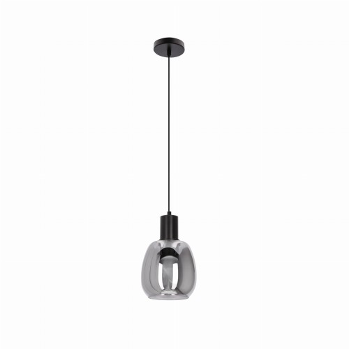 LAMPAMI - lampa wisząca pojedyncza czarna, lampa nad stół, czarna lampa do jadalni