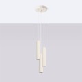LAMPAMI - lampa nad wyspę, kaszmirowa lampa wisząca, lampa wisząca tuby kaszmirowe, lampa do sypialni