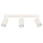 Lampa sufitowa kaszmirowa ryflowana 3xGU10, plafon KARBON 3L spot