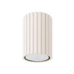 Tuba sufitowa ryflowana kaszmirowa 1xGU10, plafon KARBON 10