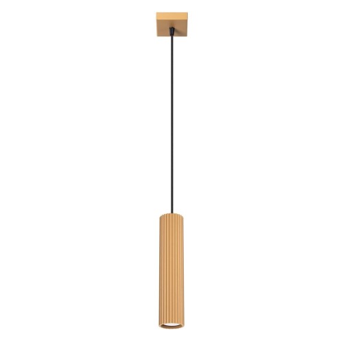 LAMPAMI - lampa nad wyspę, złota lampa wisząca, lampa wisząca tuba złota, lampa do sypialni
