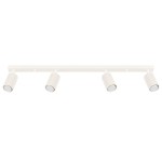 Lampa sufitowa listwa kaszmir ryflowana 4xGU10, plafon KARBON 4L