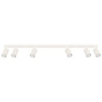 Lampa sufitowa listwa kaszmir ryflowana 6xGU10, plafon KARBON 6L 