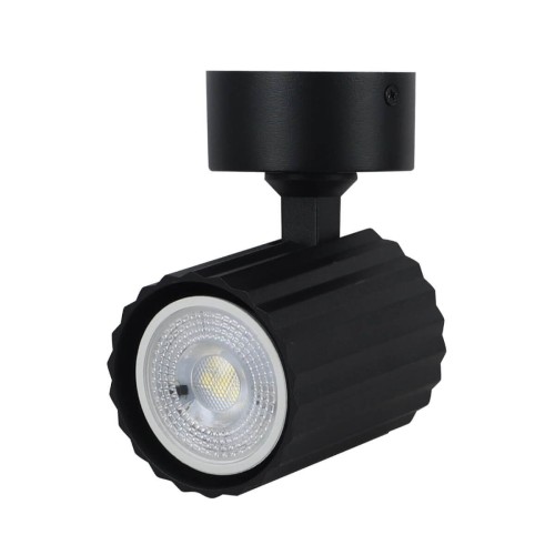 LAMPAMI - czarna tuba sufitowa, lampa przysufitowa czarna, czarna lampa sufitowa do salonu
