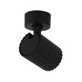 LAMPAMI - czarna tuba sufitowa, lampa przysufitowa czarna, czarna lampa sufitowa do salonu
