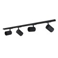 LAMPAMI - listwa oświetleniowa czarna, oświetlenie szynowe, lampy regulowane do salonu