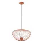 Metalowa lampa wisząca kolor sjena palona/terracotta 200 cm 1xGU10 PUMPKIN M