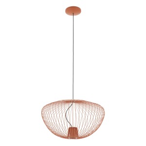 Metalowa lampa wisząca kolor sjena palona/terracotta 200 cm 1xGU10 PUMPKIN M