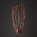 LAMPAMI - długa lampa wisząca metalowa, lampa wisząca nowoczesna, nowoczesna lampa wisząca do salonu, żyrandol nowoczesny