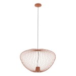 Metalowa lampa wisząca kolor sjena palona/terracotta  200 cm 1xGU10 PUMPKIN L