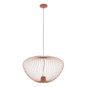 Metalowa lampa wisząca kolor sjena palona/terracotta  200 cm 1xGU10 PUMPKIN L