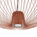 LAMPAMI - długa lampa wisząca metalowa, lampa wisząca nowoczesna, nowoczesna lampa wisząca do salonu, żyrandol nowoczesny
