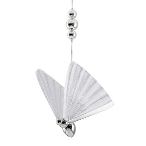 Lampa wisząca srebrna ledowa Mariposa 2xLED chrom