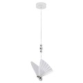 LAMPAMI - nowoczesna lampa wisząca, lampa do salonu, srebrna lampa, lampa do sypialni, designerska lampa ledowa