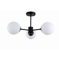 LAMPAMI - lampa sufitowa do salonu klosze białe kule, lampa sufitowa wisząca do salonu, lampa nad stół, lampa szklane kule