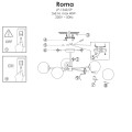 LAMPAMI - lampa szklane kule szkic