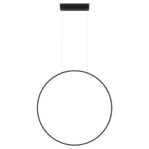 Lampa wisząca do łazienki czarna 150 cm IP44 Mirror duża 1xLED CCT