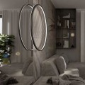 LAMPAMI - lampa wisząca do łazienki, lampa łazienkowa wisząca, czarna lampa łazienkowa wisząca, lampa do łazienki