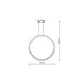 LAMPAMI - lampa wisząca do łazienki szkic