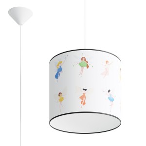 Lampa dla dziewczynki wisząca 1xE27 FAIRY 30